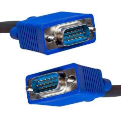 POWERMASTER VGA KABLO 15 PİN 3+6 ERKEK/ERKEK 5M KUTULU