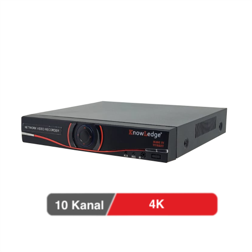 Knowledge KL IVR4K10-1 SC 10 Kanal NVR Cihazı