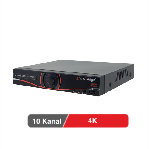 Knowledge KL IVR4K10-1 SC 10 Kanal NVR Cihazı
