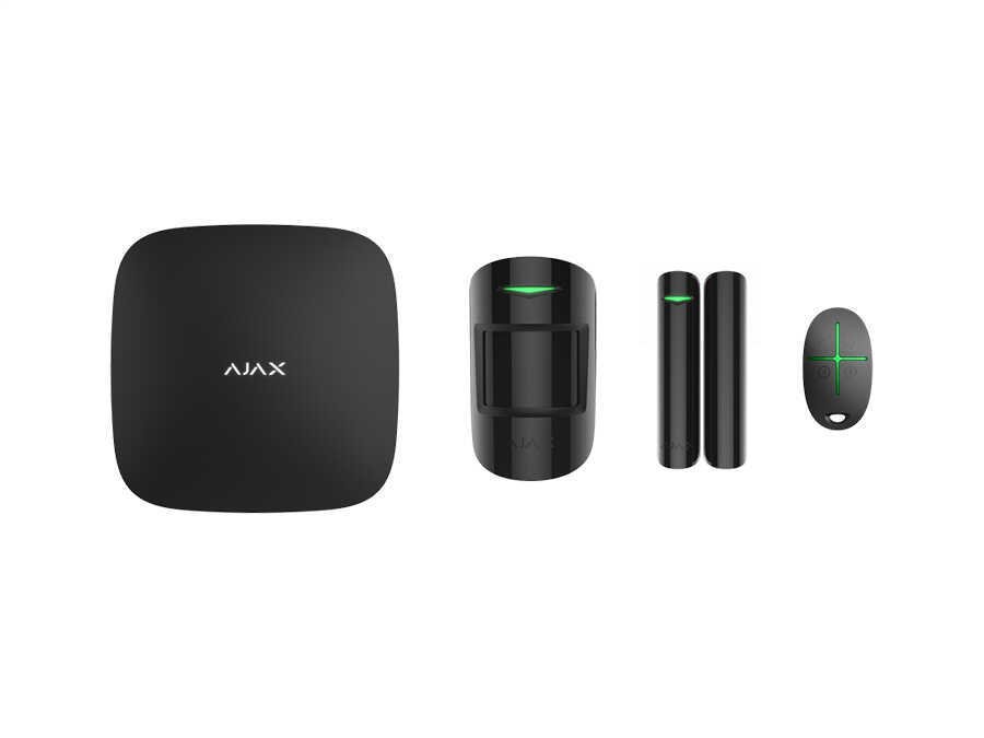 Ajax HubKit Plus / StarterKit Plus Gelişmiş Kablosuz Alarm Kiti - SİYAH
