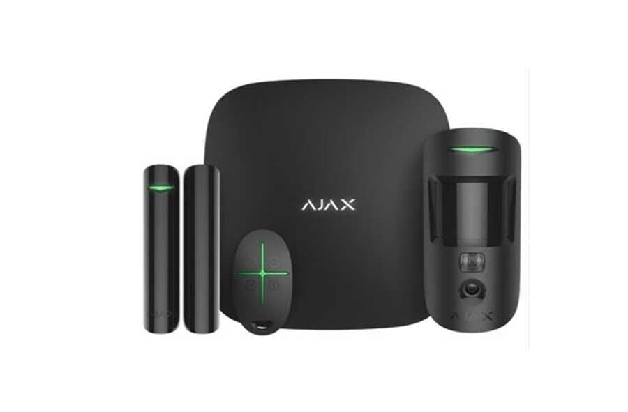 Ajax HubKit Cam / StarterKit Cam Kablosuz Alarm Kiti - SİYAH