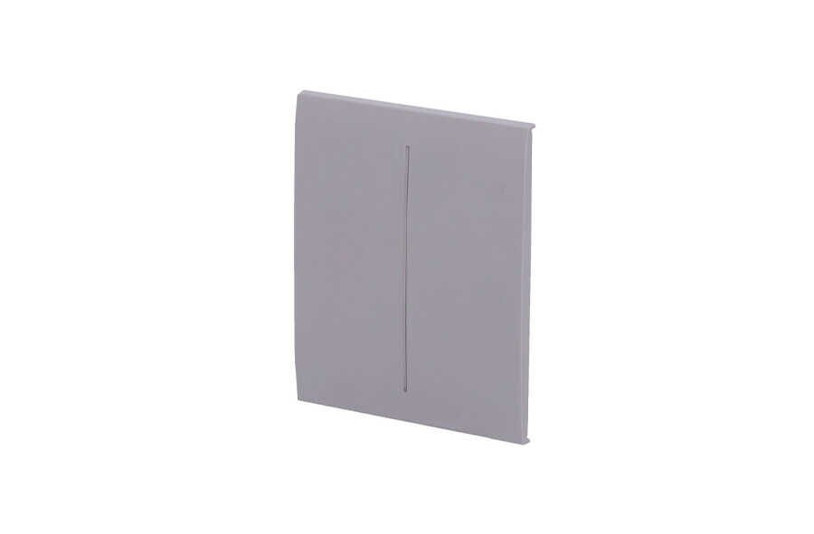 Ajax CenterButton (2-gang) Grey