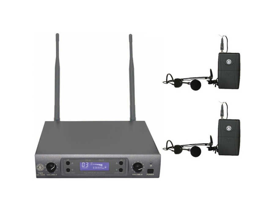 Topp Pro TMW U2-100RLTHSGT UHF Çift Mikrofon, Telsiz Mikrofon