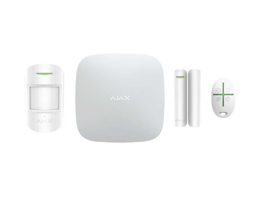 Ajax HubKit / StarterKitHub Kablosuz Alarm Kiti - BEYAZ