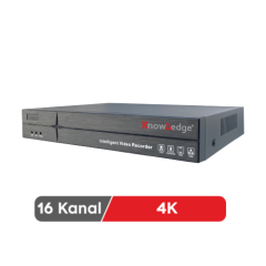 Knowledge KL IVR4K16-1   16 Kanal  4K Kamera Desteği NVR Kayıt Cihazı