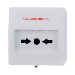 Teknim TFB-3165W Acil Durum Butonu, Beyaz