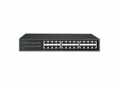 NS6024GC 24 Port Gbit Ethernet Switch Cloud Destekli Metal Kasa