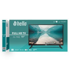 HELLO HL-1900 19'' FULL HD LED MONİTÖR (12 VOLT ADAPTÖRLÜ)(AUDIO IN-RCA-VGA-HDMI-USB) 45 CM X 32 CM