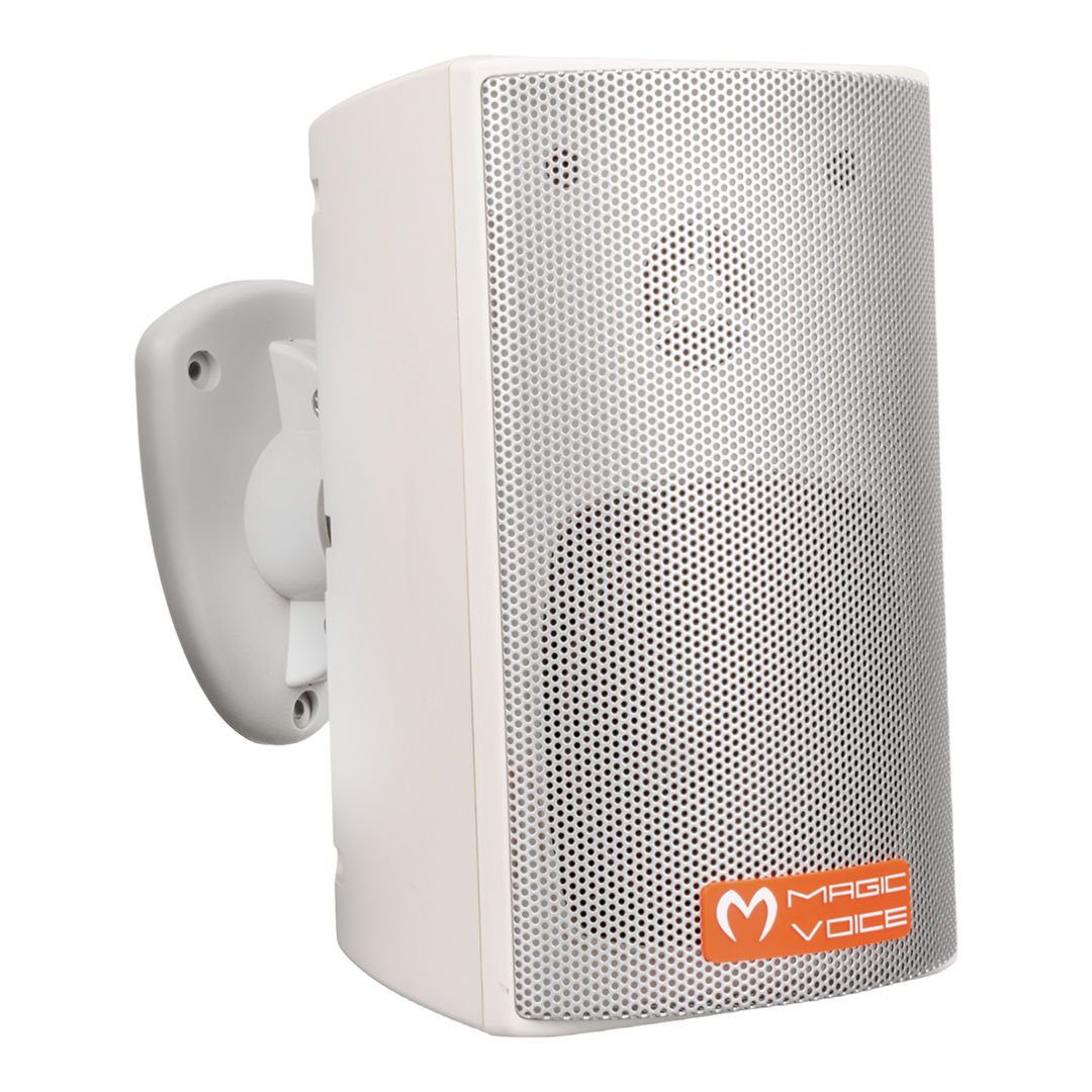 MAGICVOICE MV-16 7.5 CM 30 WATT 2'Lİ TAKIM BEYAZ TRAFOSUZ SÜTUN HOPARLÖR