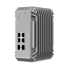Reyee RG-NIS3100-4GT2SFP-HP 4 Portlu, 10/100/1000 Gigabit, Endüstriyel Switch, 2 SFP, 4 Port PoE+ (120W)