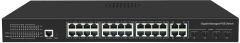 ODS-24MP4S1C-400 - layer 2 Managed, 24 ports 10/100/1000M PoE Switches