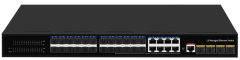 ODS-24S8U410GS - 10G L3 Managed 24 Ports 10/100/1000M SFP Fiber port