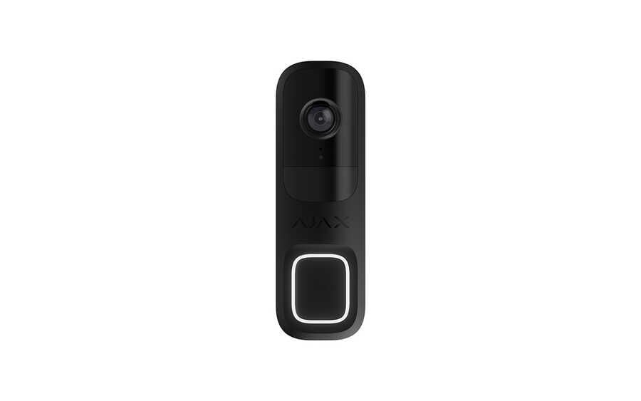 Ajax Doorbell - SİYAH - Ajax Villa Tipi Görüntülü Diafon