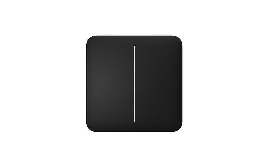 Ajax SoloButton (2-gang) Black