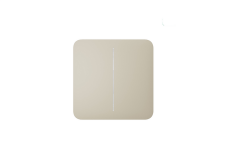 Ajax SoloButton (2-gang) Ivory